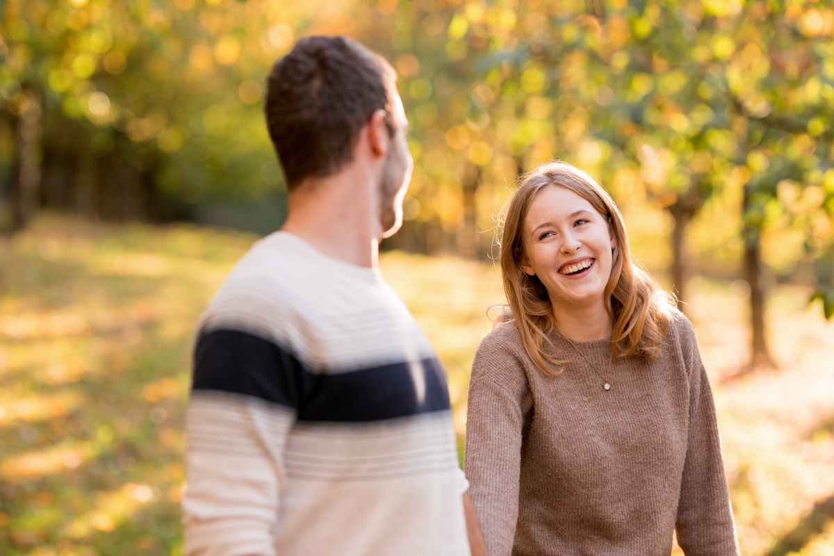 emotionales Paarshooting im Herbst in Loerrach